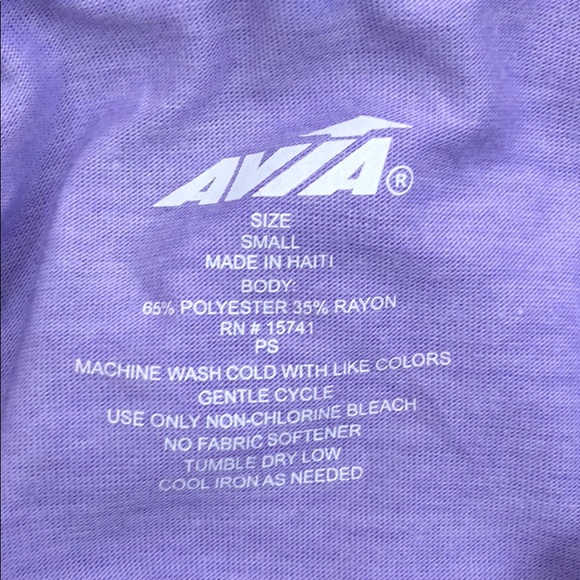 Avia Hooded Long Sleeve Purple Shirt Size Small - Picture 6 of 8